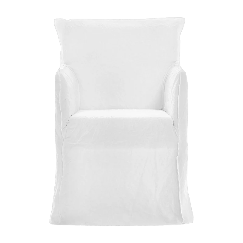 Chaise avec accoudoirs blanche Ghost 25 - Gervasoni