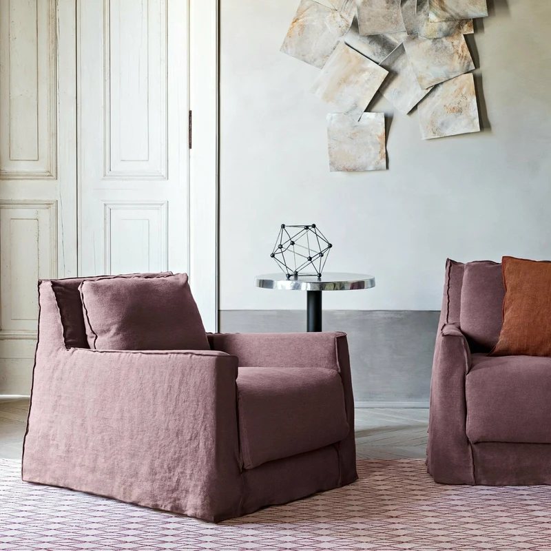 Fauteuil blanc Loll 05 - Gervasoni