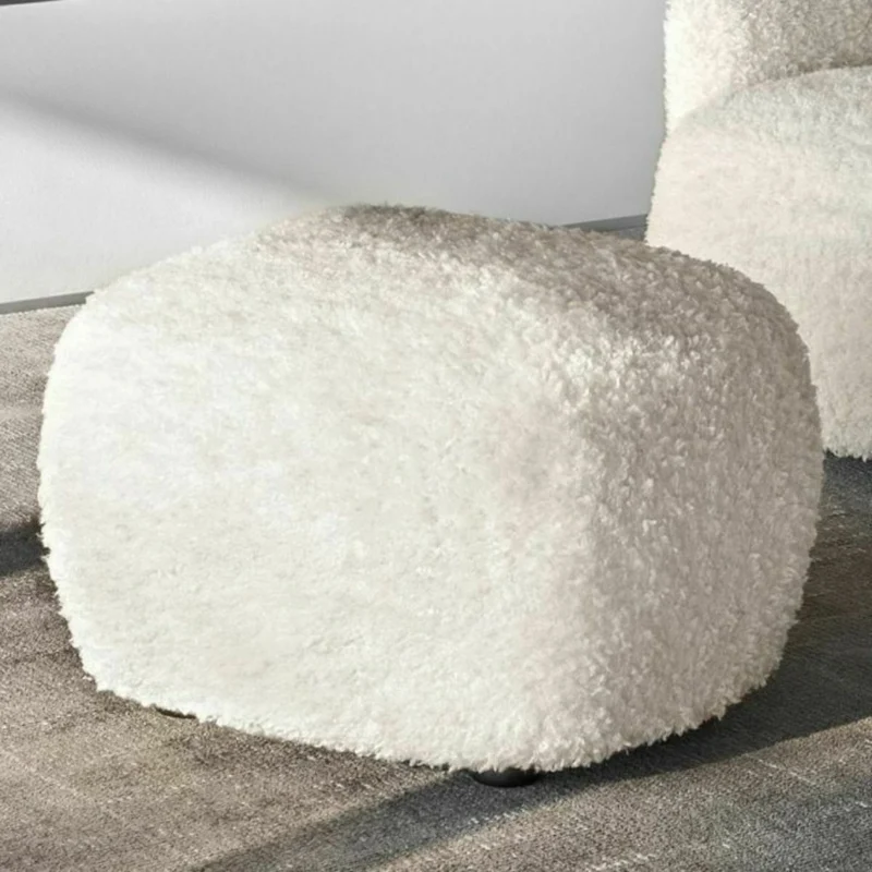 Pouf blanc Bear Loll 08 - Gervasoni