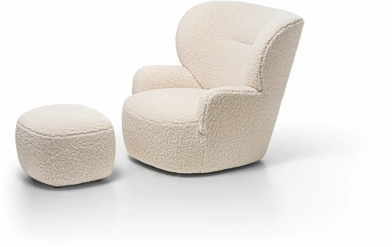 Fauteuil blanc Bear Loll 09 - Gervasoni