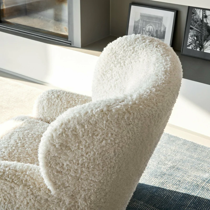 Fauteuil blanc Bear Loll 09 - Gervasoni