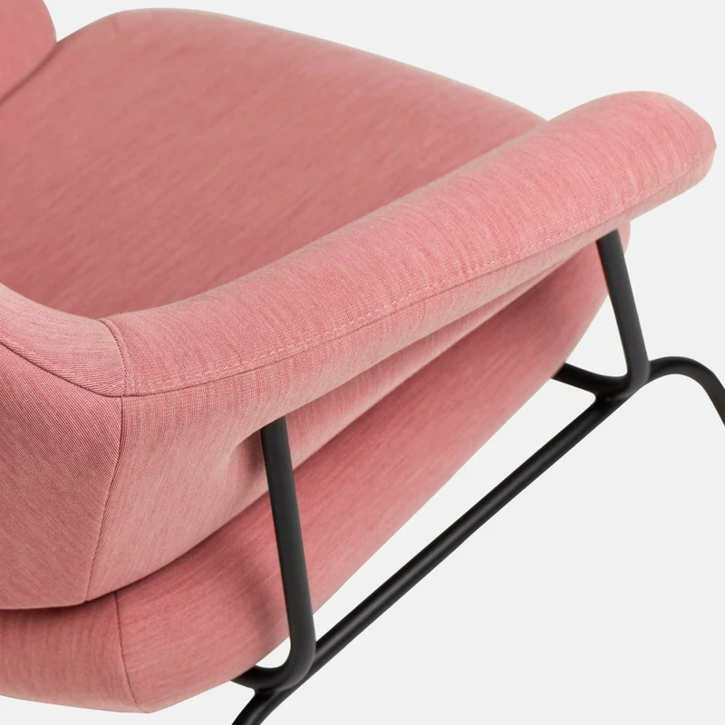 Fauteuil en tissu Pink Hai - Hem