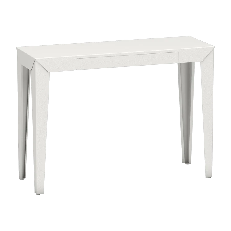 Console à tiroir blanc finition mate 103 cm Zef - Matière Grise