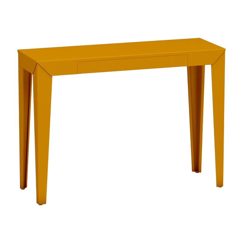 Console à tiroir safran finition mate 103 cm Zef - Matière Grise