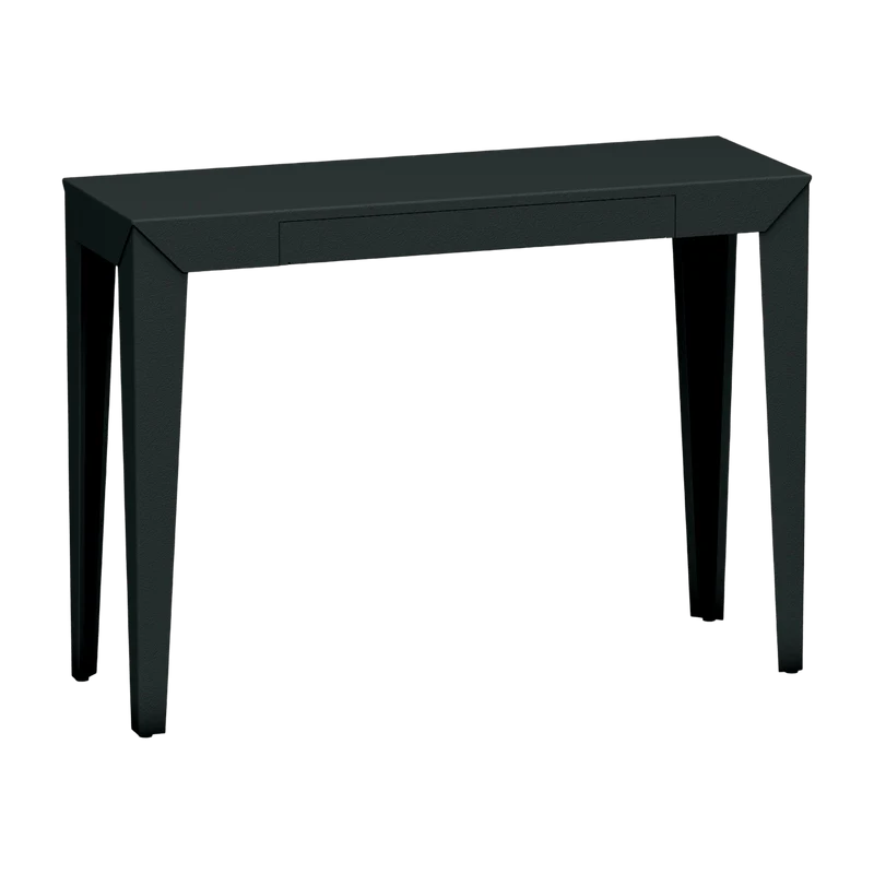 Console à tiroir anthracite finition mate 103 cm Zef - Matière Grise