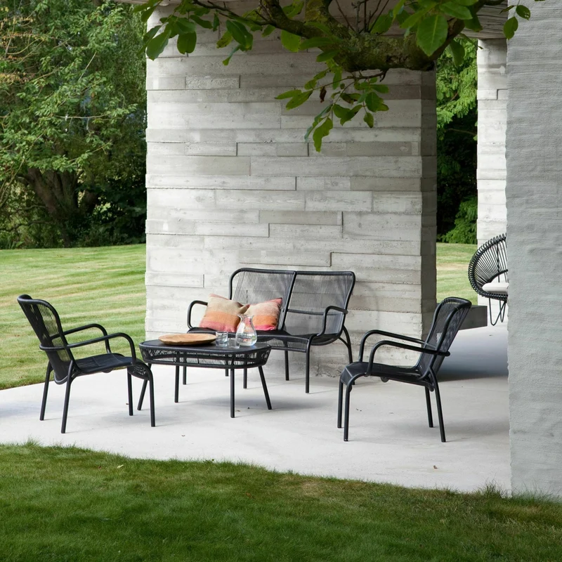 Fauteuil noir Loop - Vincent Sheppard
