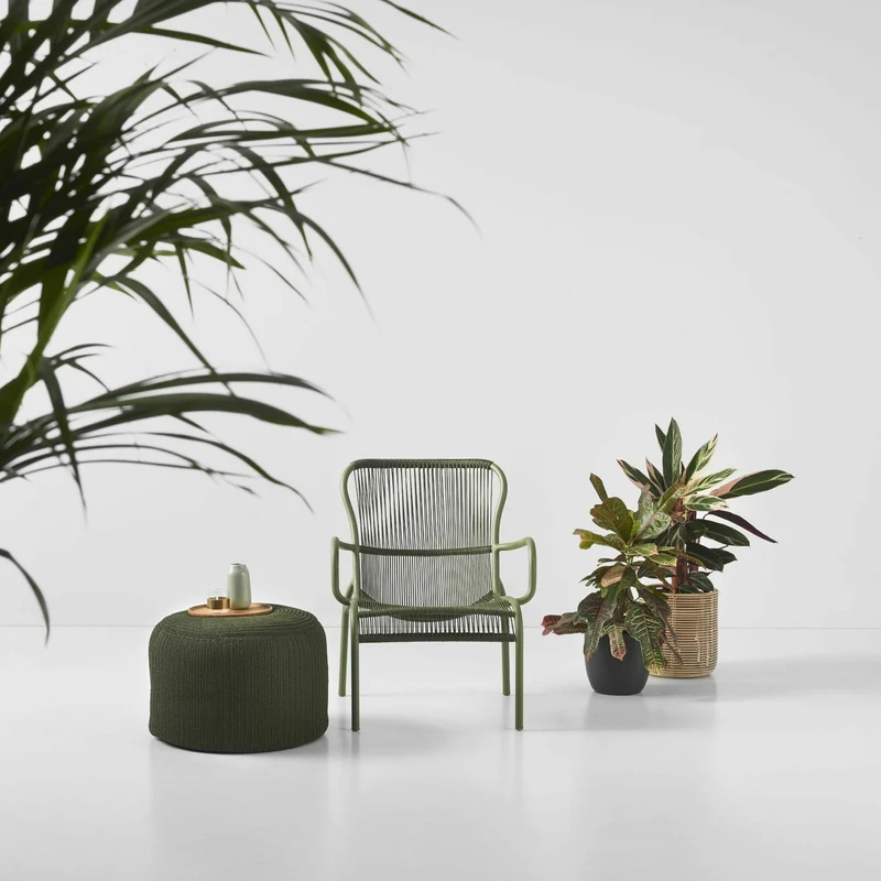 Fauteuil vert mousse Loop - Vincent Sheppard