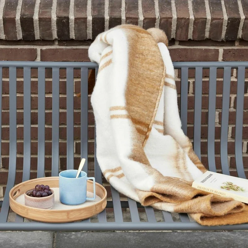 2 plateaux ronds en bambou - Hübsch