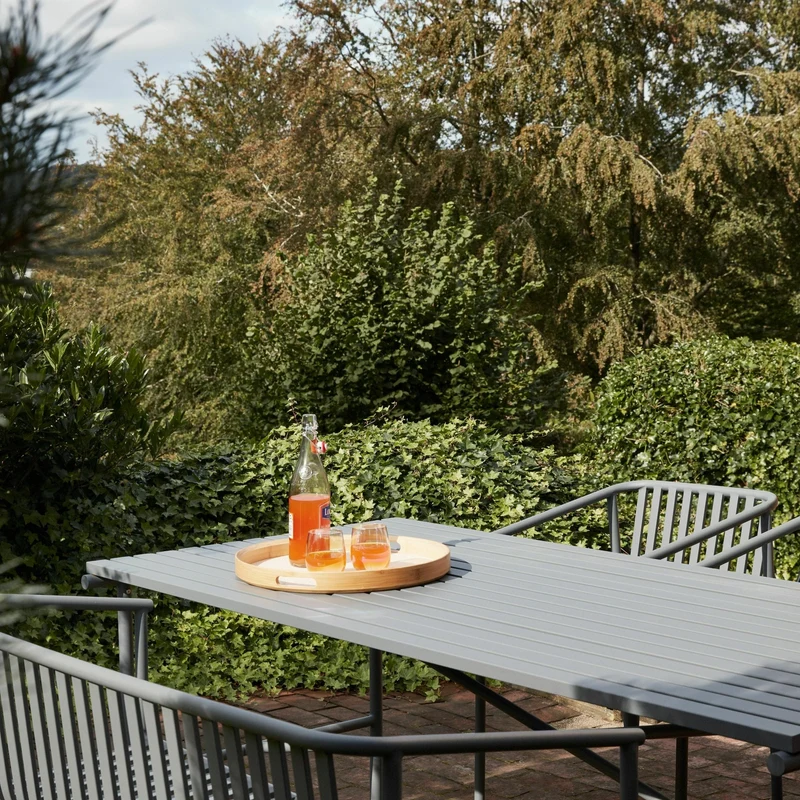 2 plateaux ronds en bambou - Hübsch