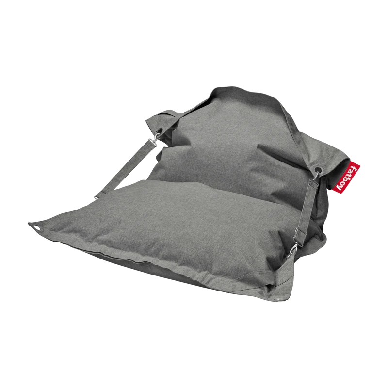 Pouf extérieur gris roche en tissu Buggle-Up - Fatboy