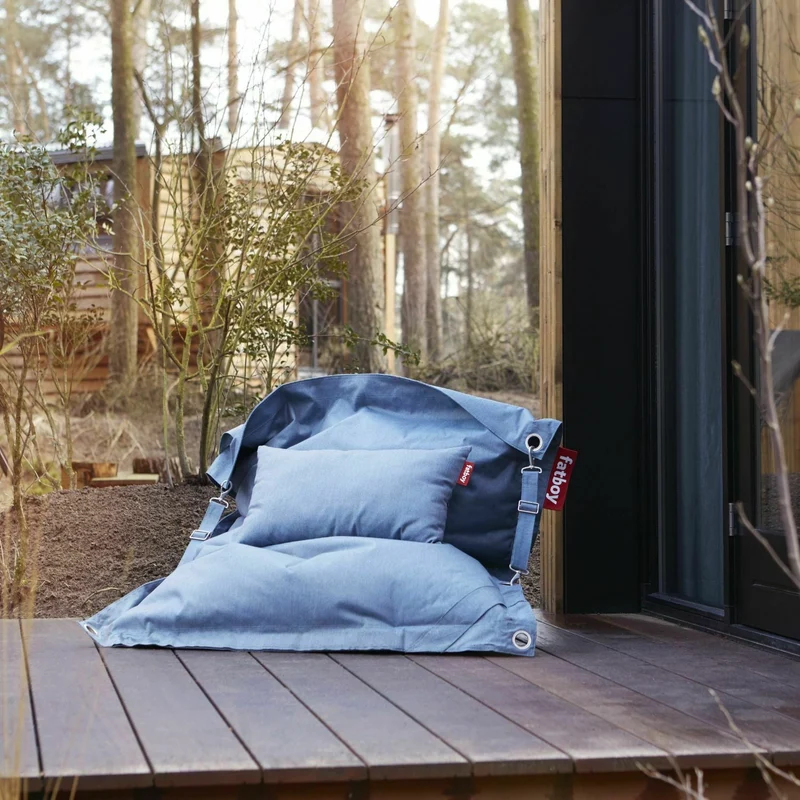 Pouf extérieur gris en tissu Buggle-Up outdoor - Fatboy