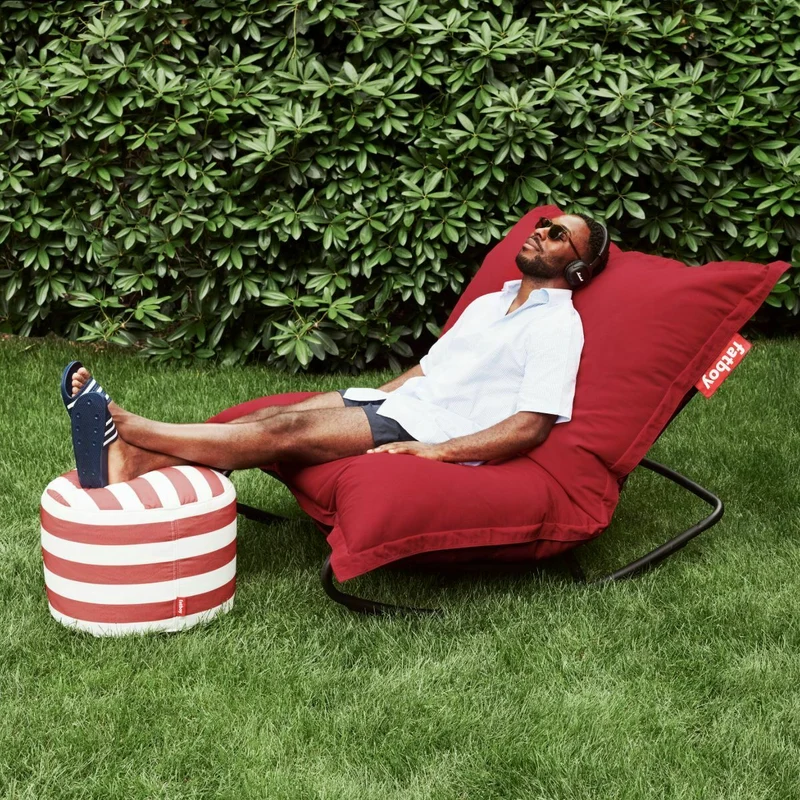 Grand pouf extérieur gris roche Original Outdoor - Fatboy