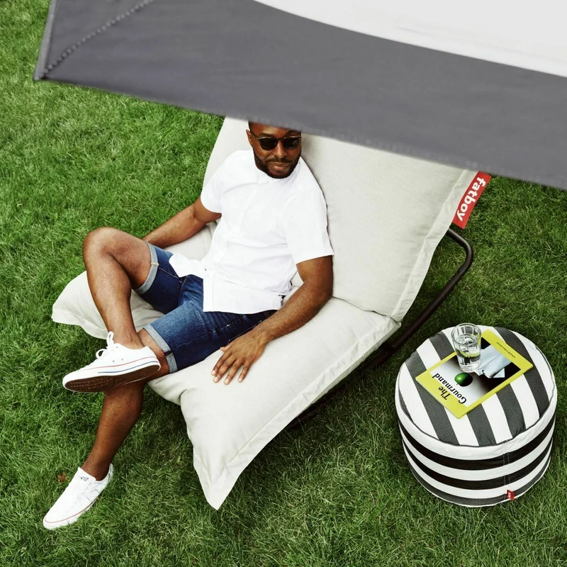 Grand pouf extérieur gris roche Original Outdoor - Fatboy