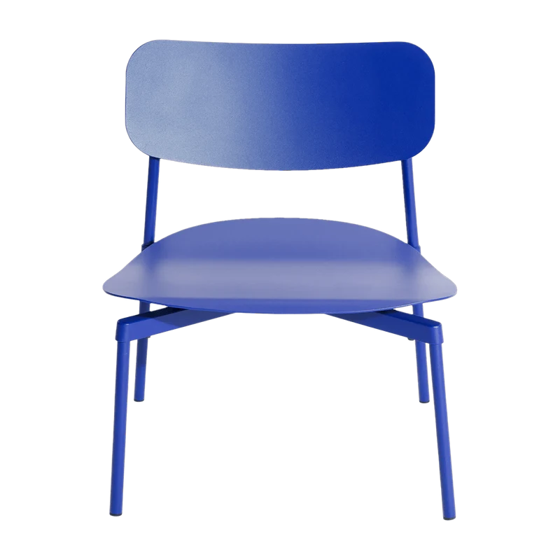 Fauteuil de jardin en métal bleu Fromme - Petite friture