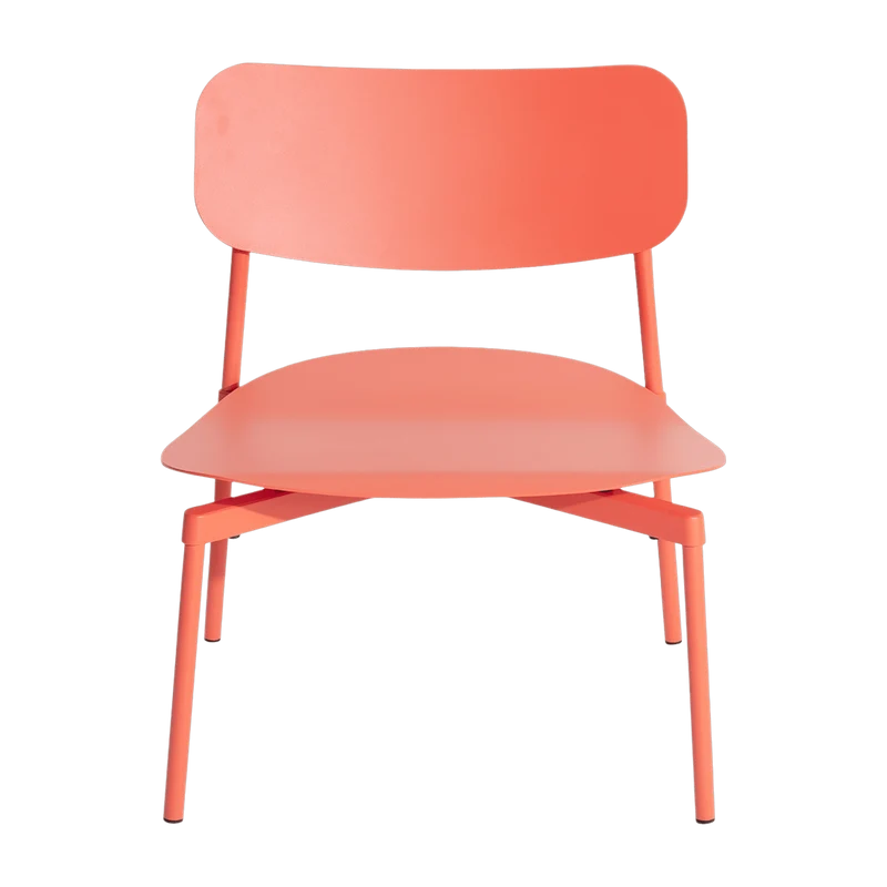 Fauteuil de jardin en métal corail Fromme - Petite friture