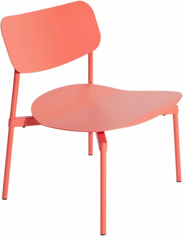 Fauteuil de jardin en métal corail Fromme - Petite friture