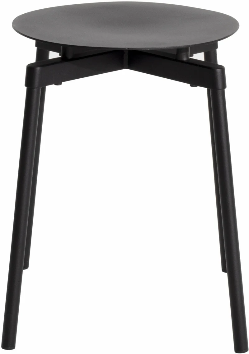 Tabouret outdoor noir Fromme - Petite friture
