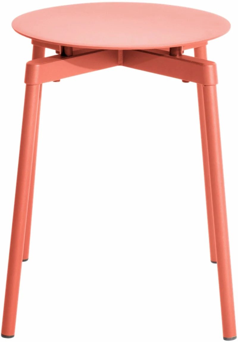 Tabouret outdoor corail Fromme - Petite friture