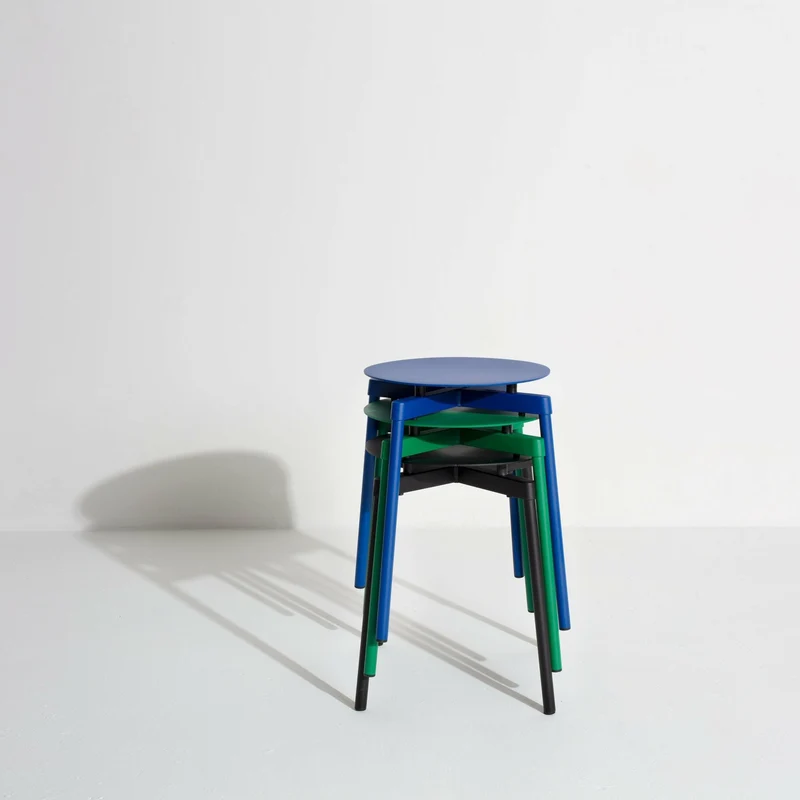 Tabouret outdoor corail Fromme - Petite friture