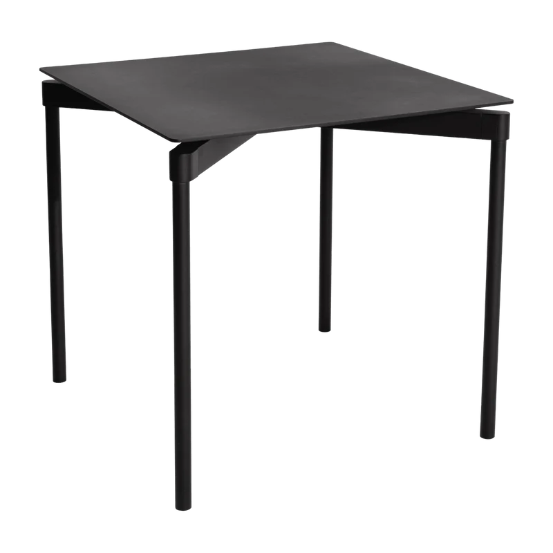 Table de jardin carrée noire Fromme - Petite friture