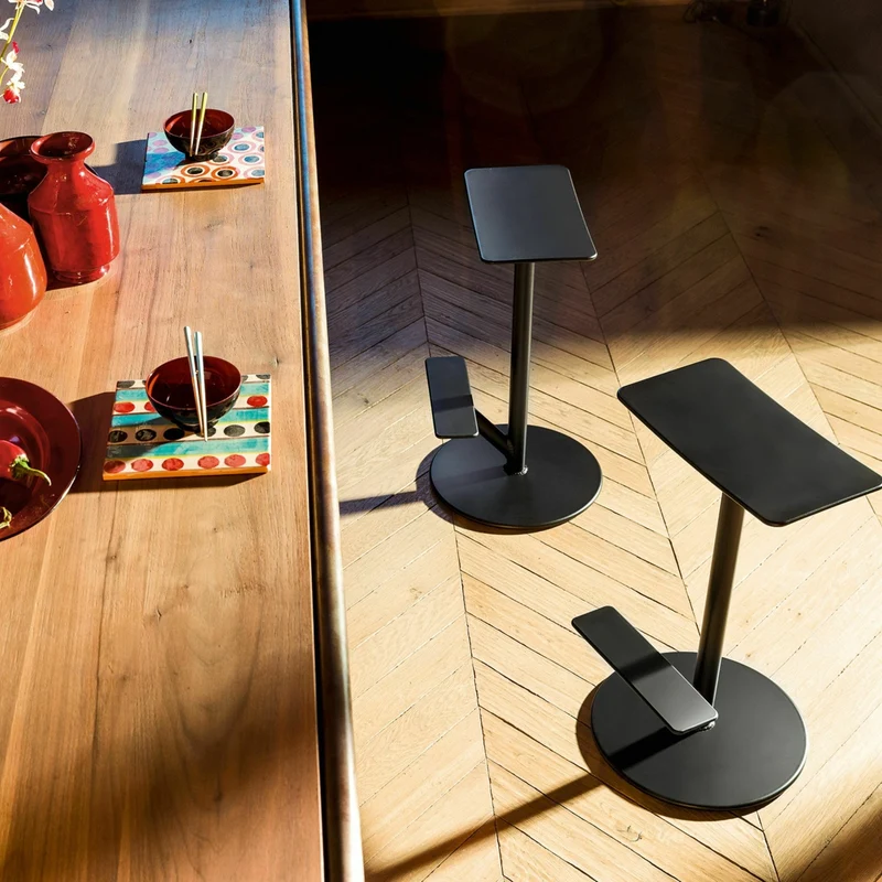Tabouret en acier mat 76 cm vert foncé Sequoia - Magis