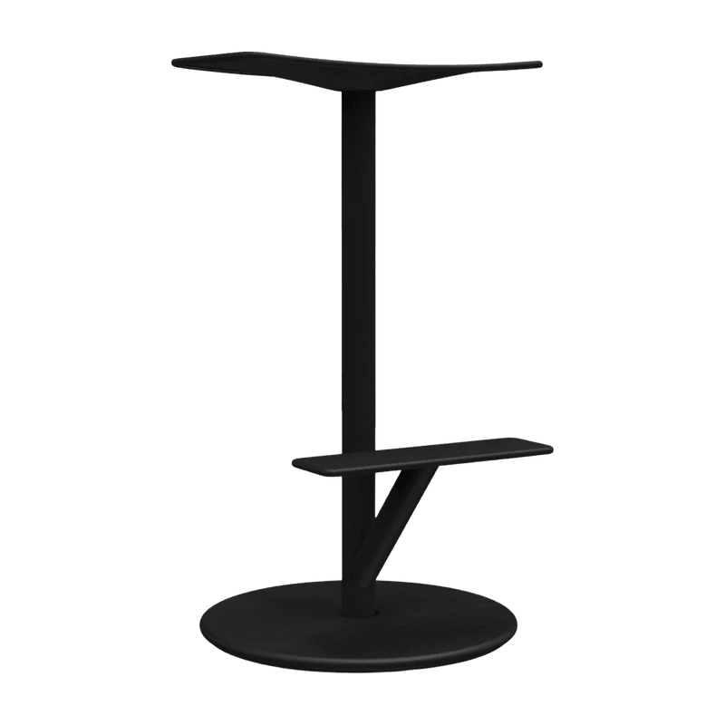 Tabouret en acier mat 66 cm vert foncé Sequoia - Magis