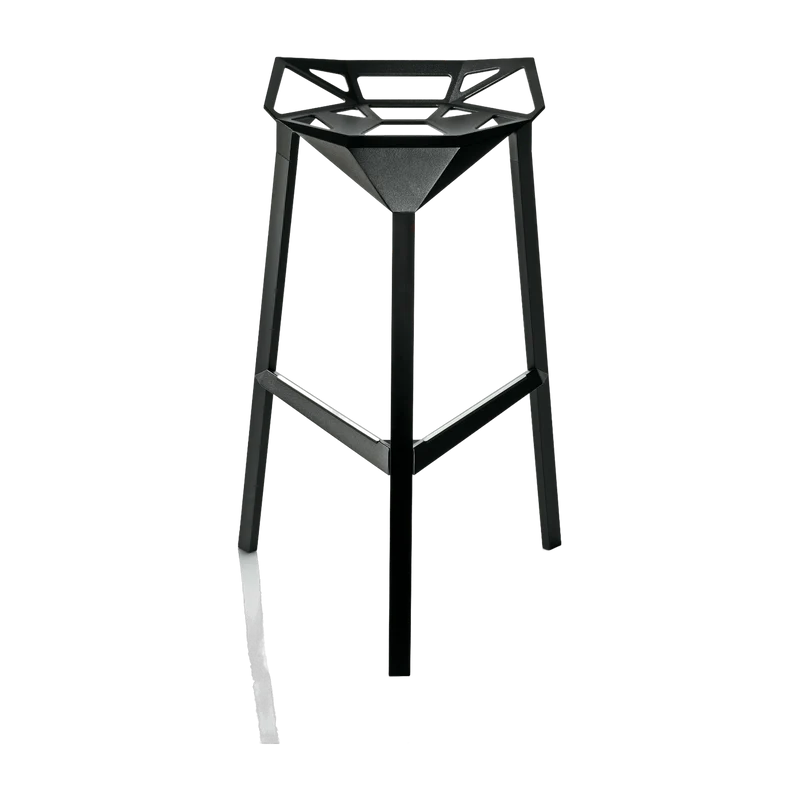Tabouret en aluminium noir 77 cm One - Magis