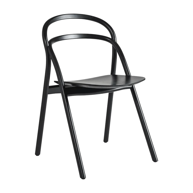 Chaise en bois noir Udon - Hem