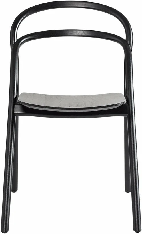 Chaise en bois noir Udon - Hem