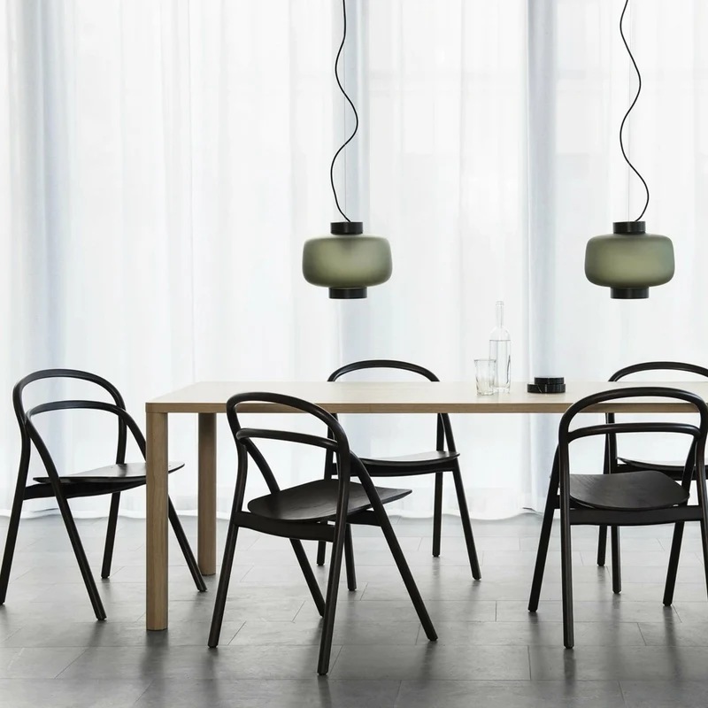 Chaise en bois naturel Udon - Hem