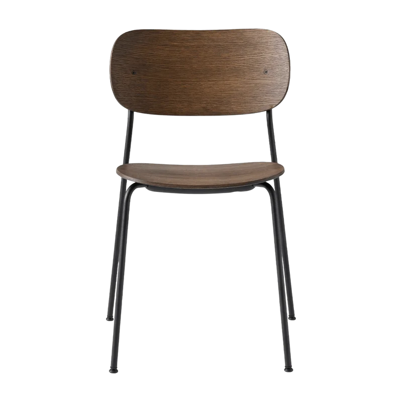 Chaise en chêne foncé Co Dining - Audo
