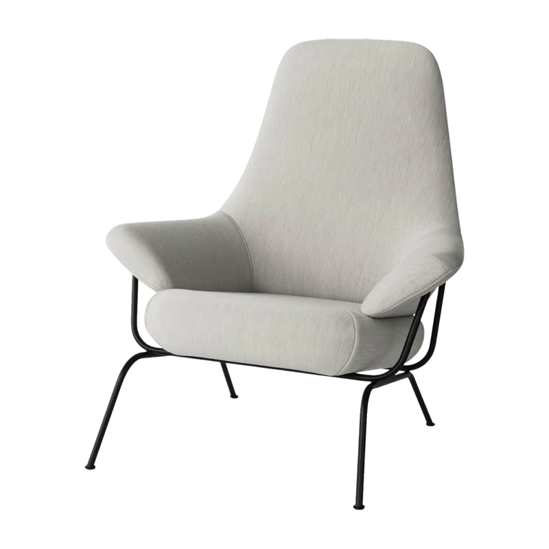 Fauteuil en tissu Shell Hai - Hem