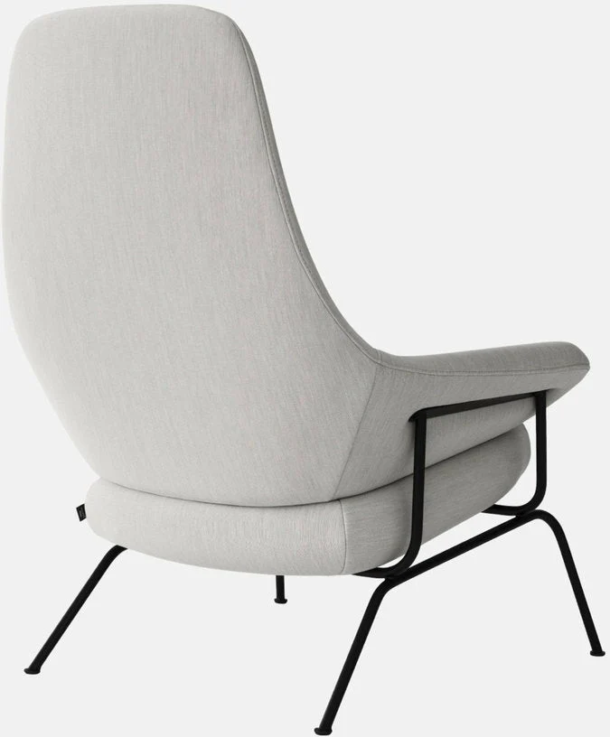 Fauteuil en tissu Shell Hai - Hem