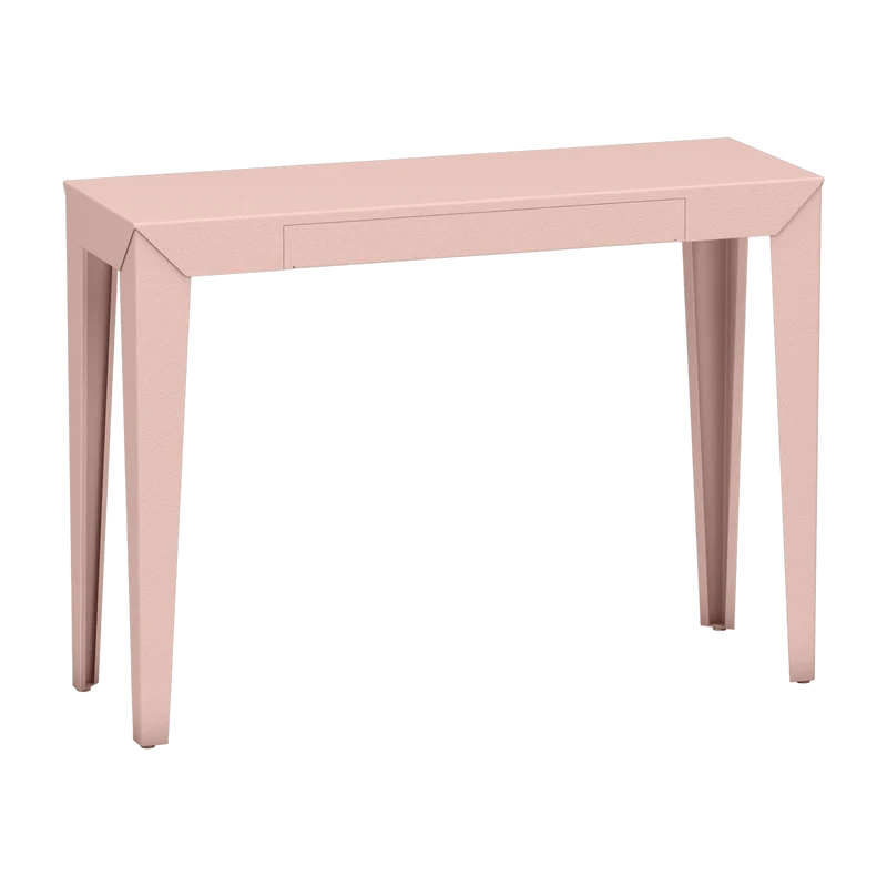 Console à tiroir baby pink finition mate 103 cm Zef - Matière Grise