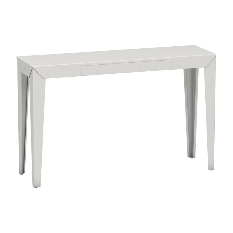 Console à tiroir blanc finition mate 120 cm Zef - Matière Grise