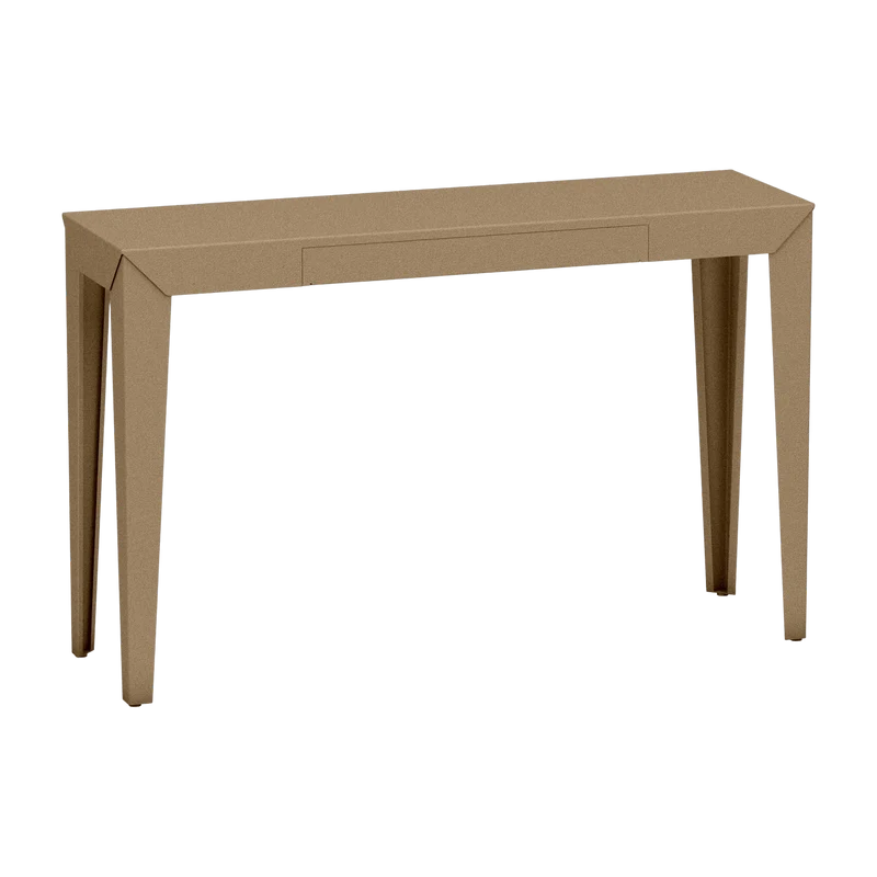 Console à tiroir sable finition mate 120 cm Zef - Matière Grise