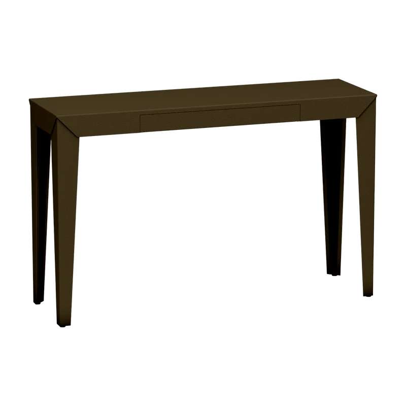 Console à tiroir bronze finition mate 120 cm Zef - Matière Grise