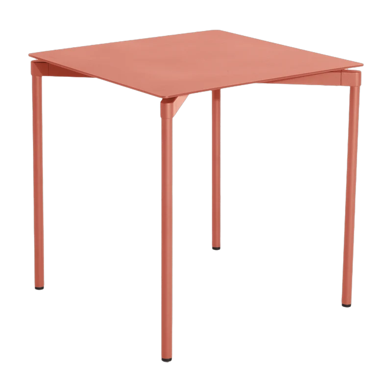 Table de jardin carrée corail Fromme - Petite friture