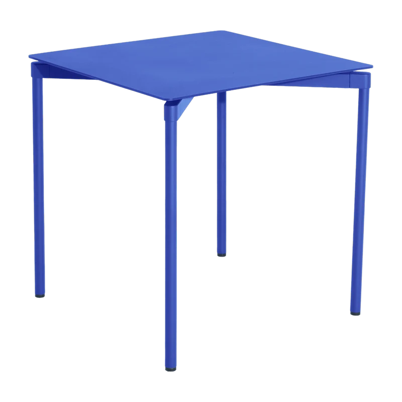 Table de jardin carrée bleue Fromme - Petite friture