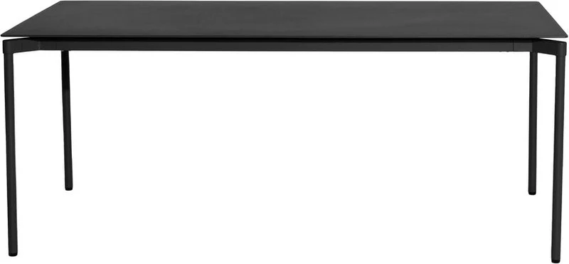 Table de jardin rectangulaire noire Fromme - Petite Friture