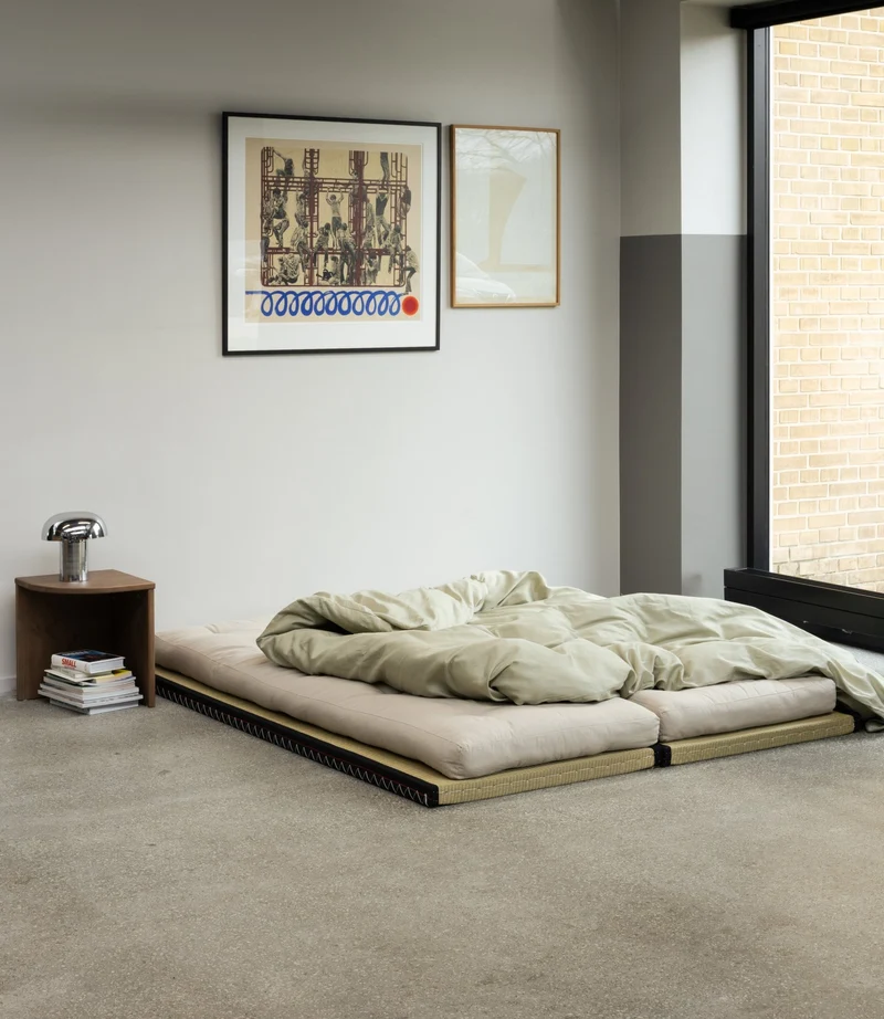 Canapé-futon lin en coton Chico Sofa - Karup Design