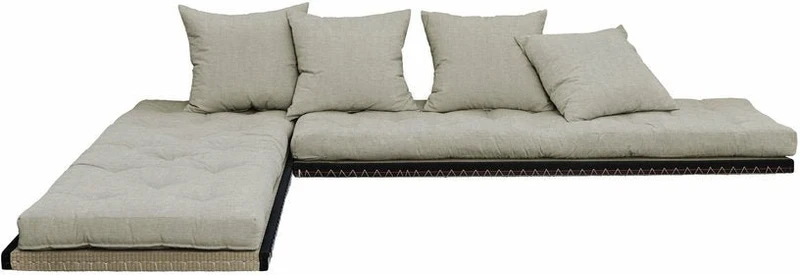 Canapé-futon lin en coton Chico Sofa - Karup Design