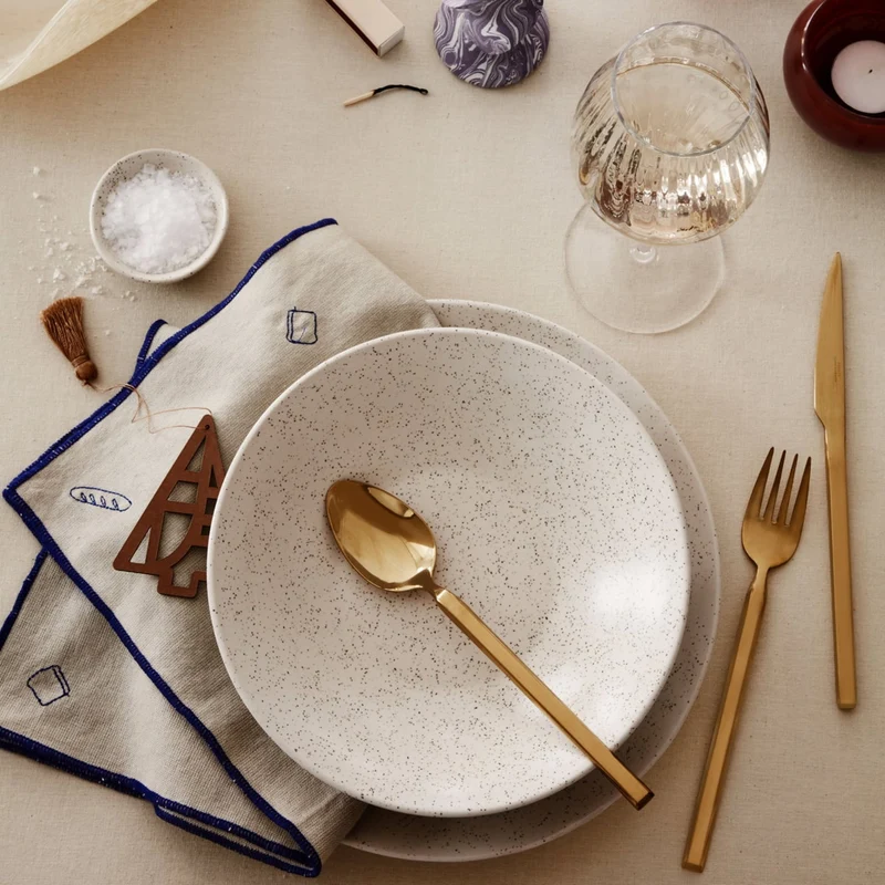 Bol en grès crème 21 cm Nordic Vanilla - Broste Copenhagen