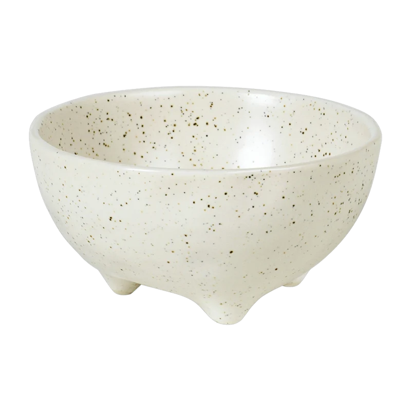 Bol à pieds en grès crème 11 cm Nordic Vanilla - Broste Copenhagen