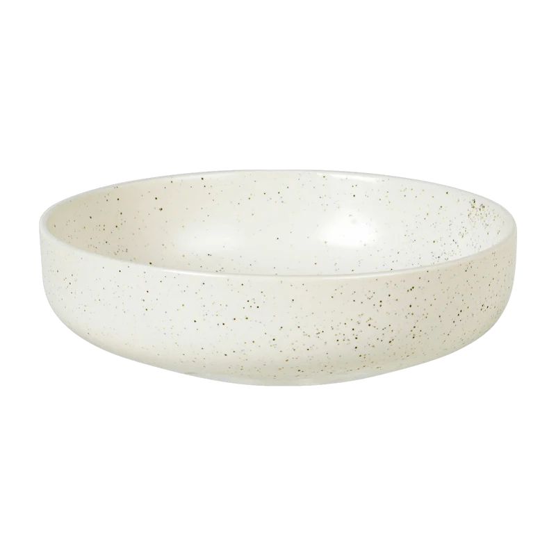 Bol plat en grès crème 17 cm Nordic Vanilla - Broste Copenhagen
