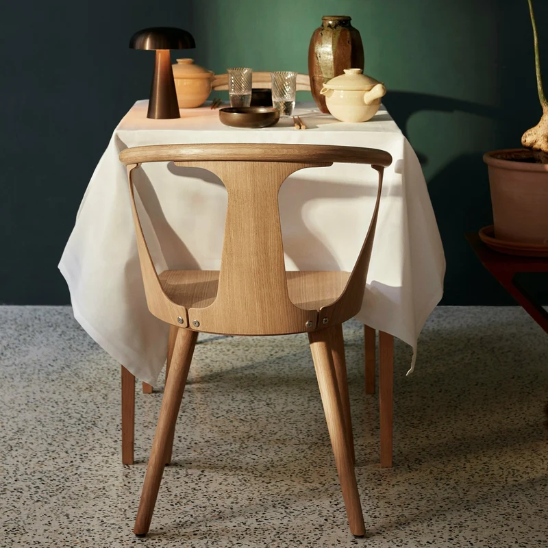 4 Chaises en chêne naturel SK1 In Between - &tradition