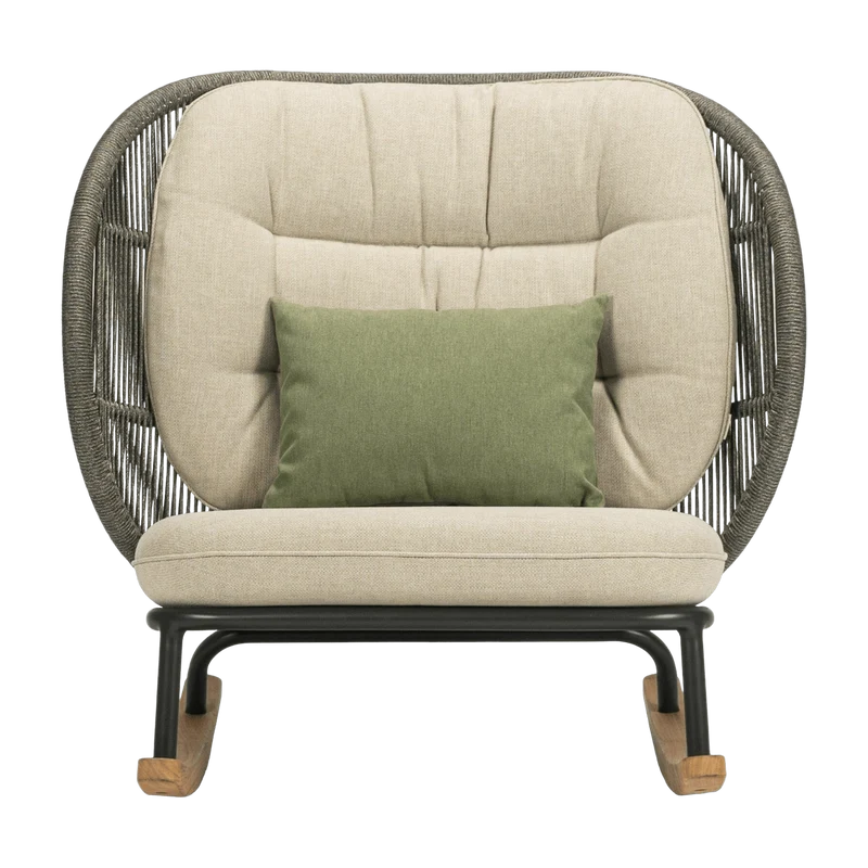 Fauteuil à bascule avec set de coussins Amande Kodo - Vincent Sheppard