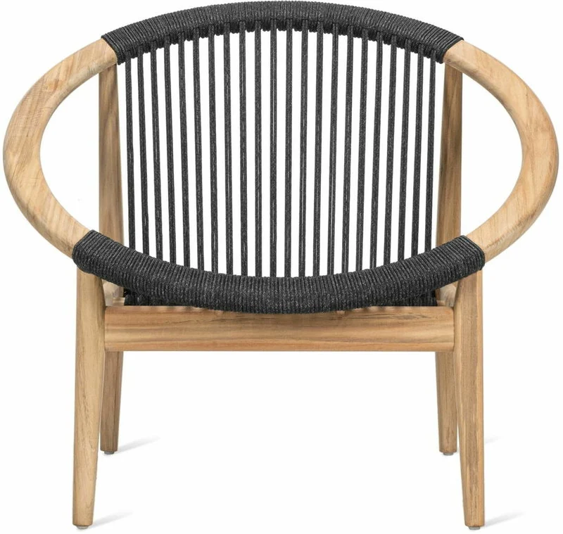Fauteuil en teck et gris anthracite Frida - Vincent Sheppard
