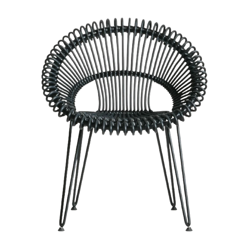 Chaise de repas extérieur noire Roxy - Vincent Sheppard