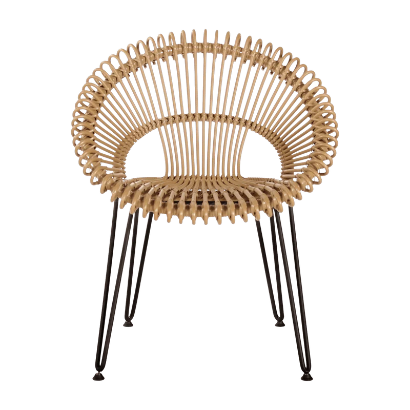 Chaise de repas extérieur camel Roxy - Vincent Sheppard